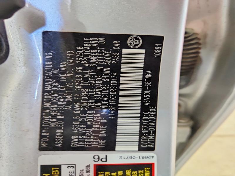 2013 Toyota Camry le