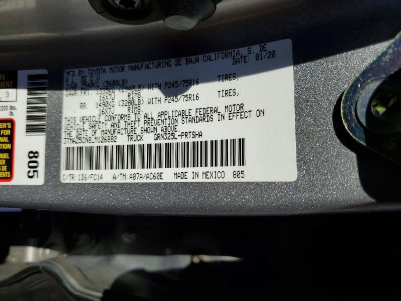 2020 Toyota Tacoma SR5 V6