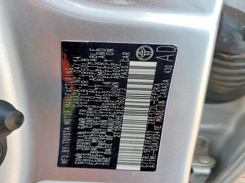 2014 Toyota Corolla l