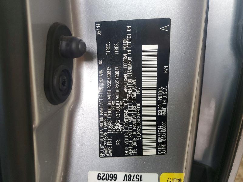 2014 Toyota Sienna le