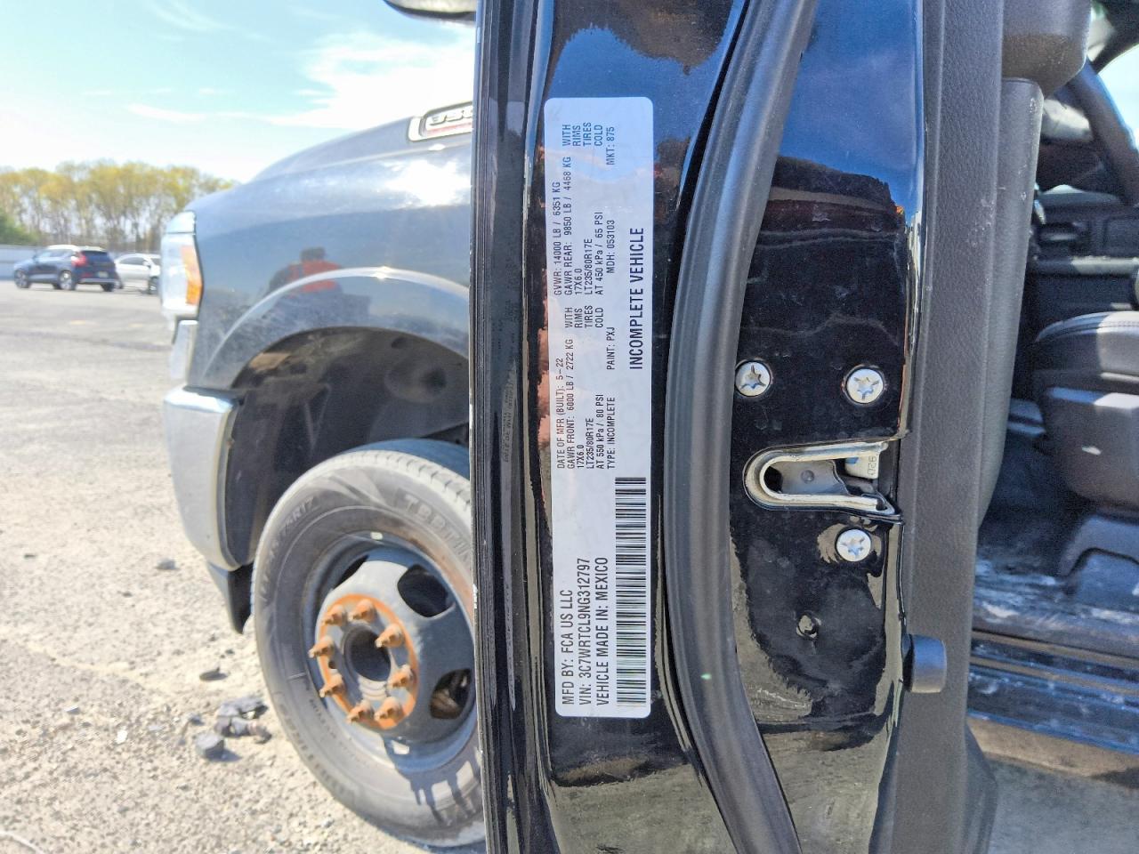 2022 Dodge RAM 3500 Truck Cab AND Chassis