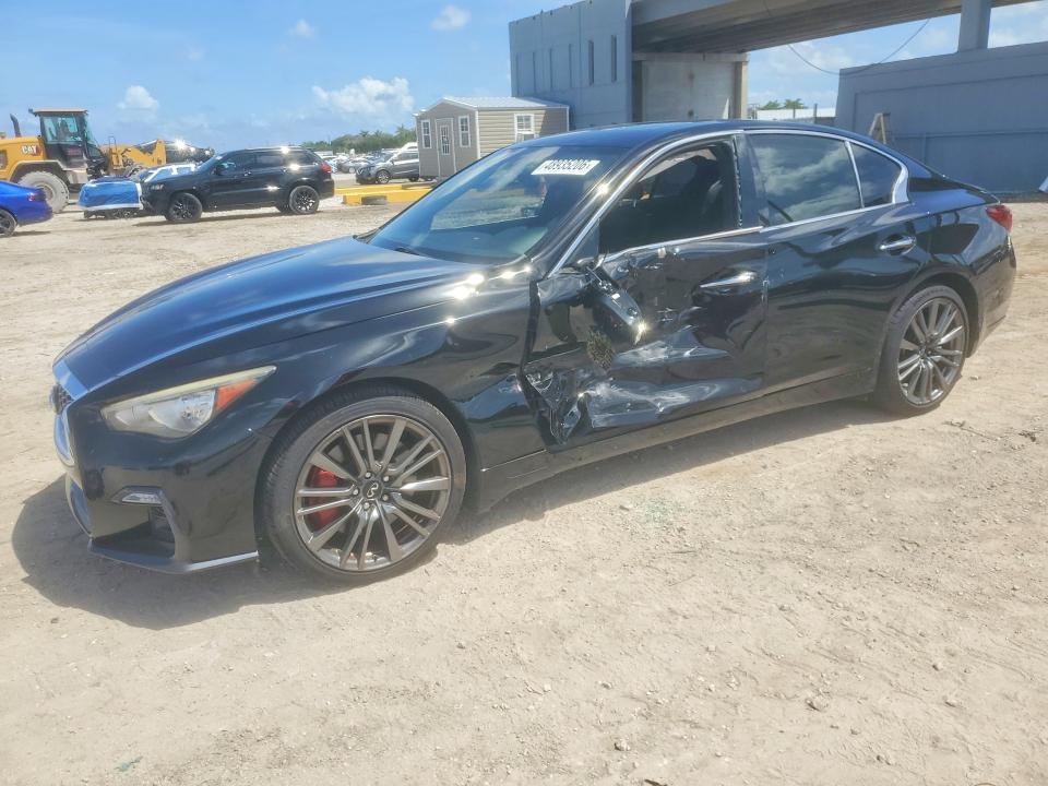 2018 Infiniti Q50 red Sport 400