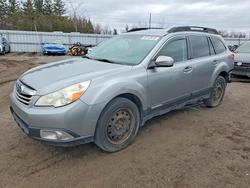 Salvage cars for sale from Copart Bowmanville, ON: 2010 Subaru Outback 2.5i Premium