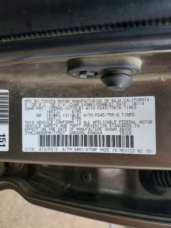 2015 Toyota Tacoma V6