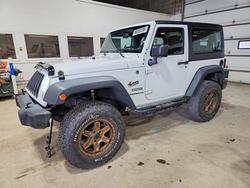 Jeep salvage cars for sale: 2015 Jeep Wrangler Sport