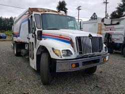 Salvage trucks for sale at Spanaway, WA auction: 2007 International 7400 Refuse Truck