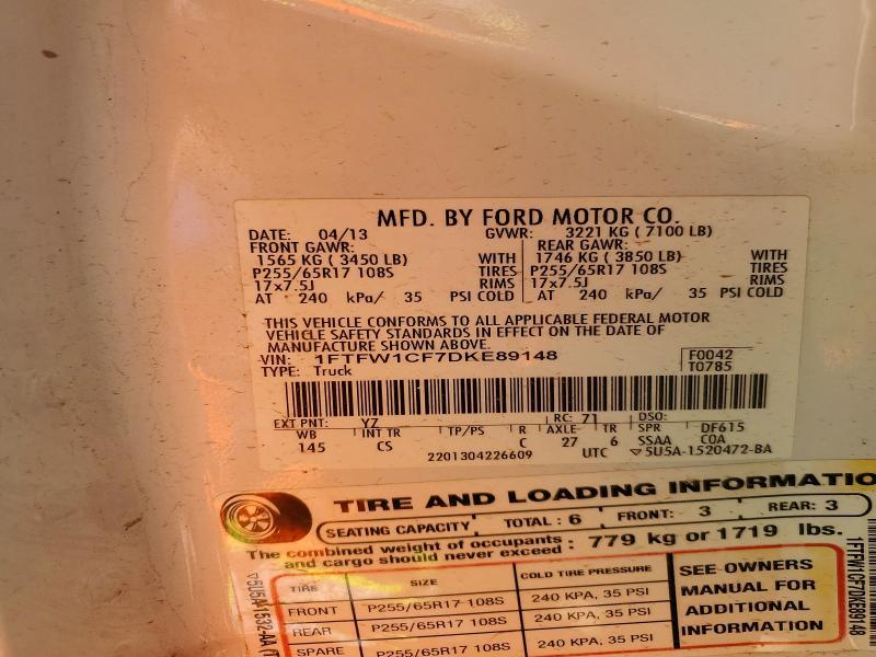 2013 Ford F150 Supercrew