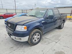 Salvage trucks for sale at Haslet, TX auction: 2005 Ford F150 Supercrew