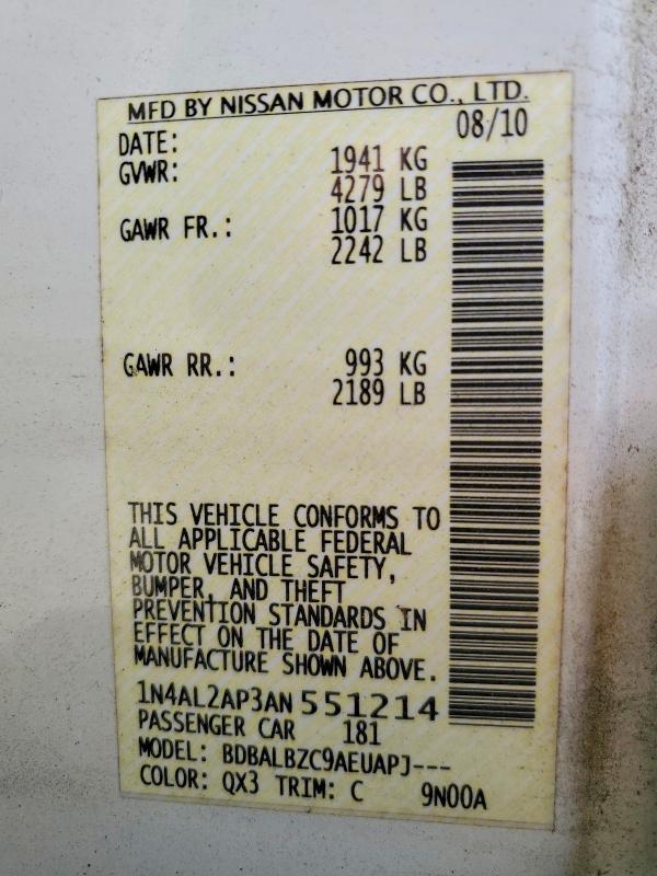 2010 Nissan Altima 2.5