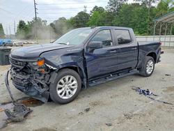 Salvage trucks for sale at Savannah, GA auction: 2022 Chev Silverado C1500 Custom