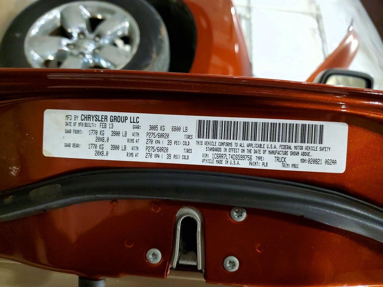 2013 Dodge RAM 1500 SLT