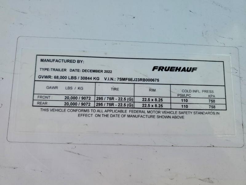 2024 Fruehauf Trailer 2024 Fruehauf DRY Van Trailer