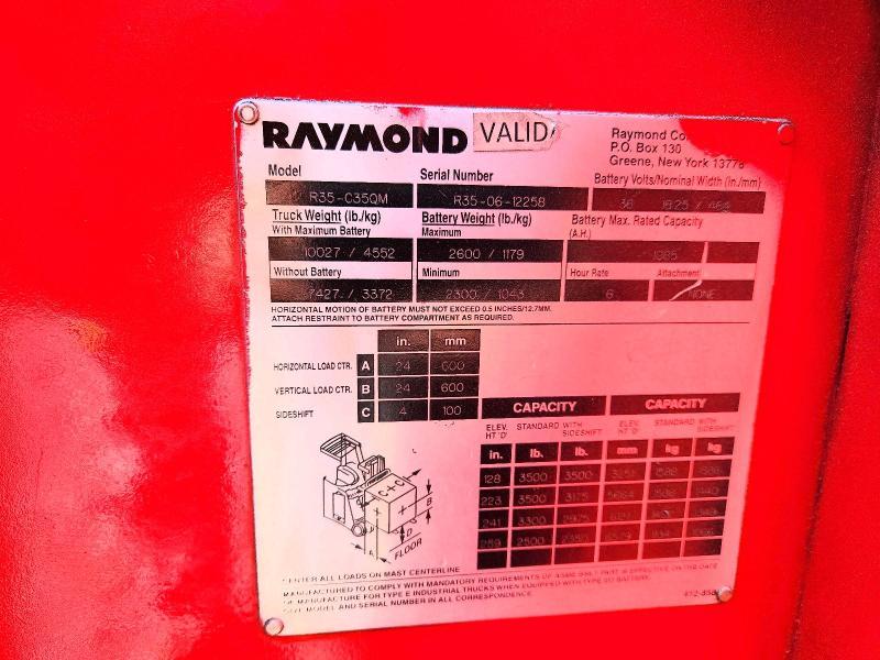 2006 Raymond R35-c35qm Forklift