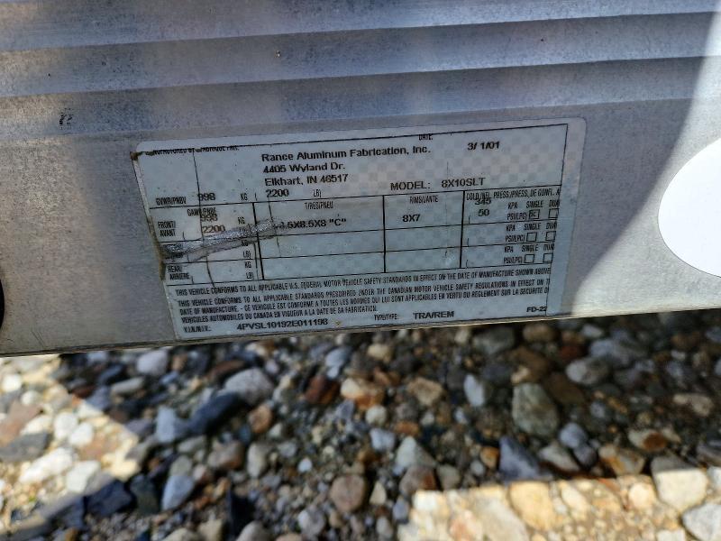 2002 Loadrite 2002 Rance Aluminum Camper
