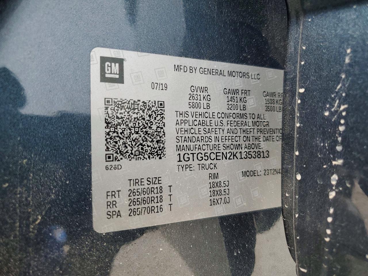 2019 GMC Canyon SLE