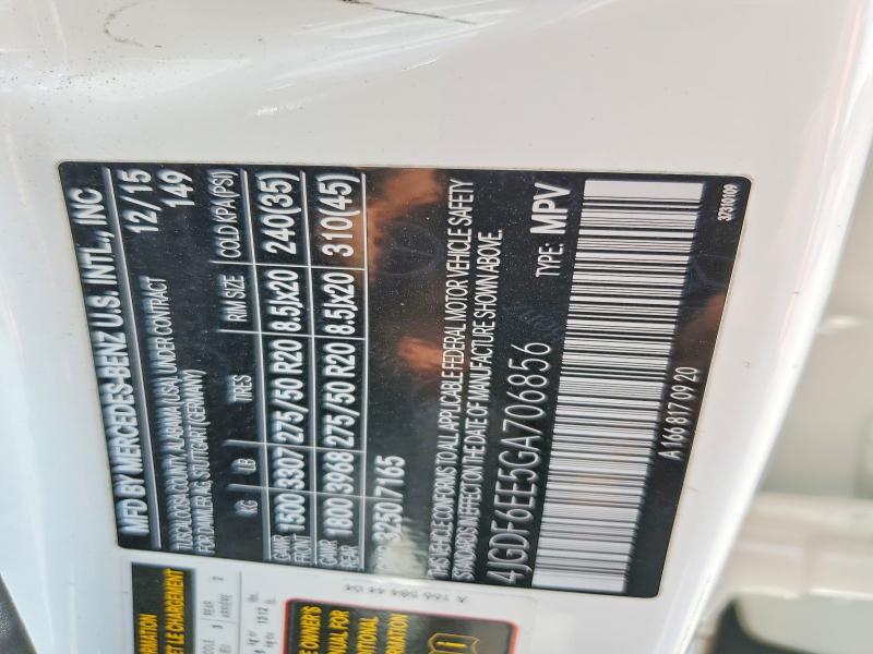 2016 Mercedes-Benz Gl 450 4matic