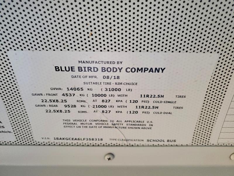 2020 Bluebird Q-Bus-School Bus