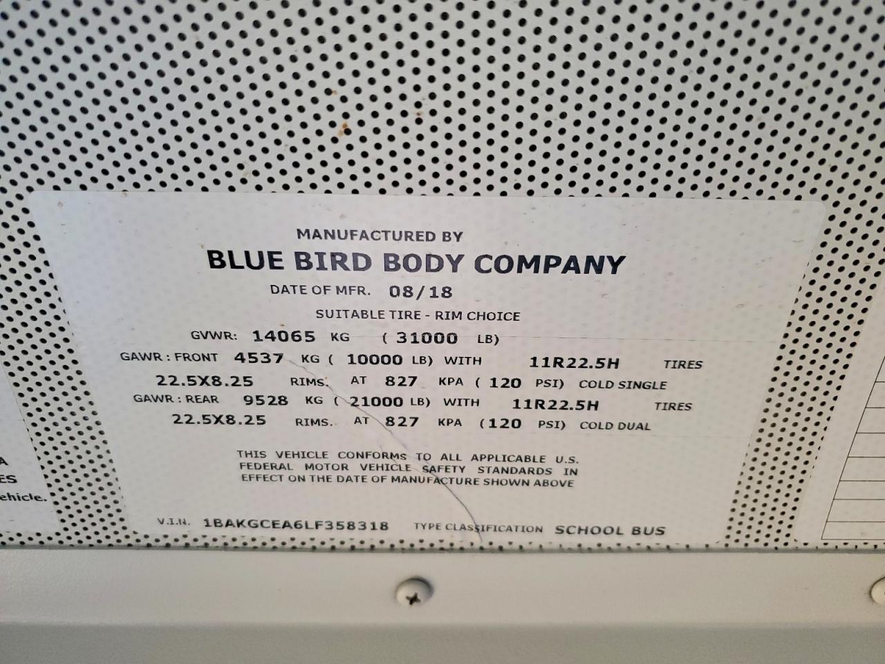 2020 Bluebird Q-Bus-School Bus