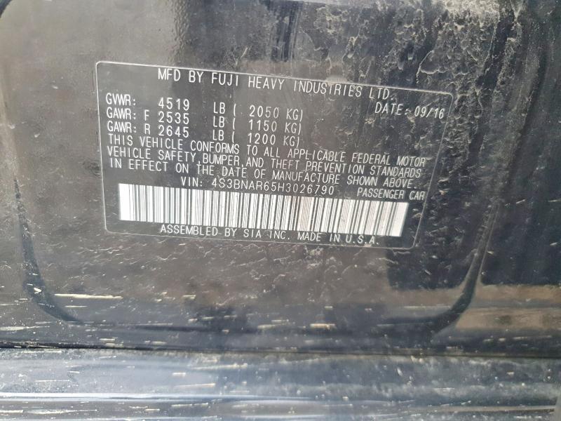 2017 Subaru Legacy Sport