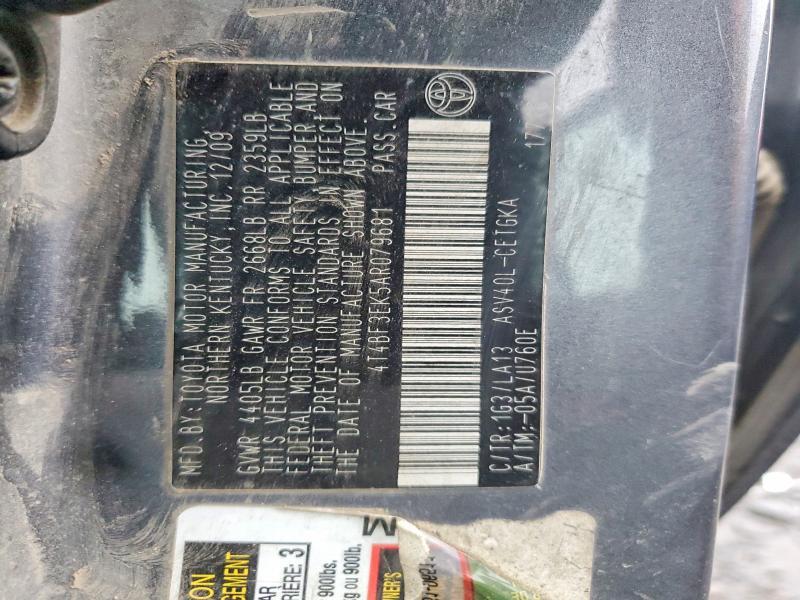 2010 Toyota Camry xle