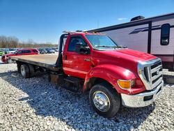 Salvage trucks for sale at Barberton, OH auction: 2012 Ford F650 Super Duty Rollback TOW Truck
