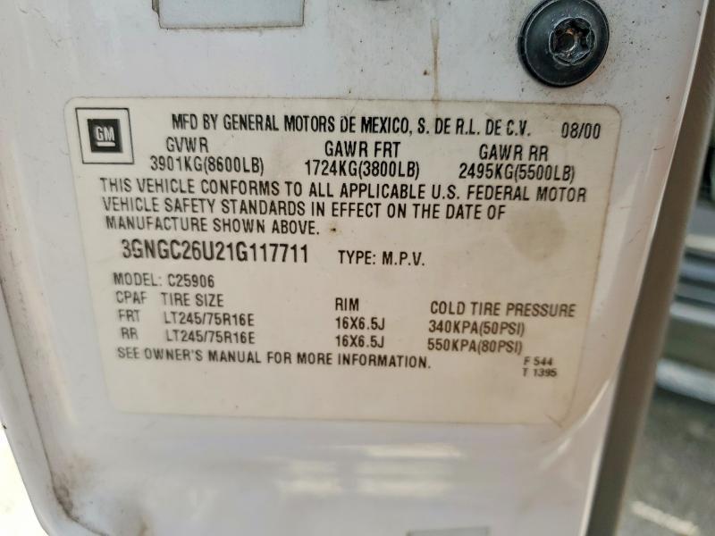 2001 Chevrolet Suburban C2500