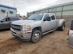 Salvage trucks for sale at Albuquerque, NM auction: 2013 Chevrolet Silverado K3500 LTZ
