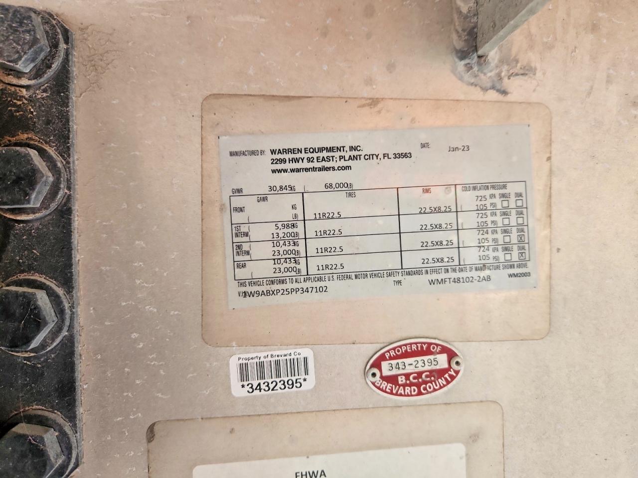 2023 American Made END Dump Trailer