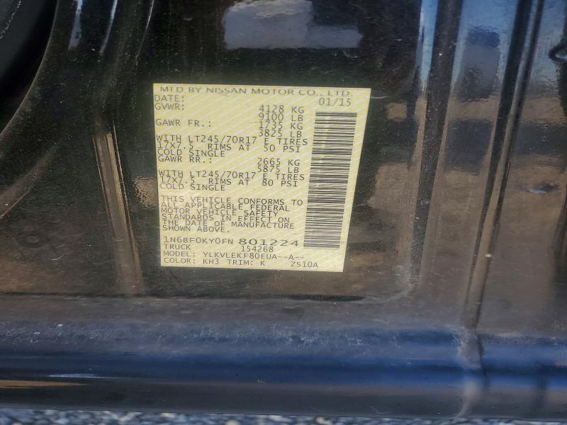 2015 Nissan NV 2500 Utility / Service Van