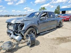 Salvage trucks for sale at Woodhaven, MI auction: 2022 Ford F150 Supercrew