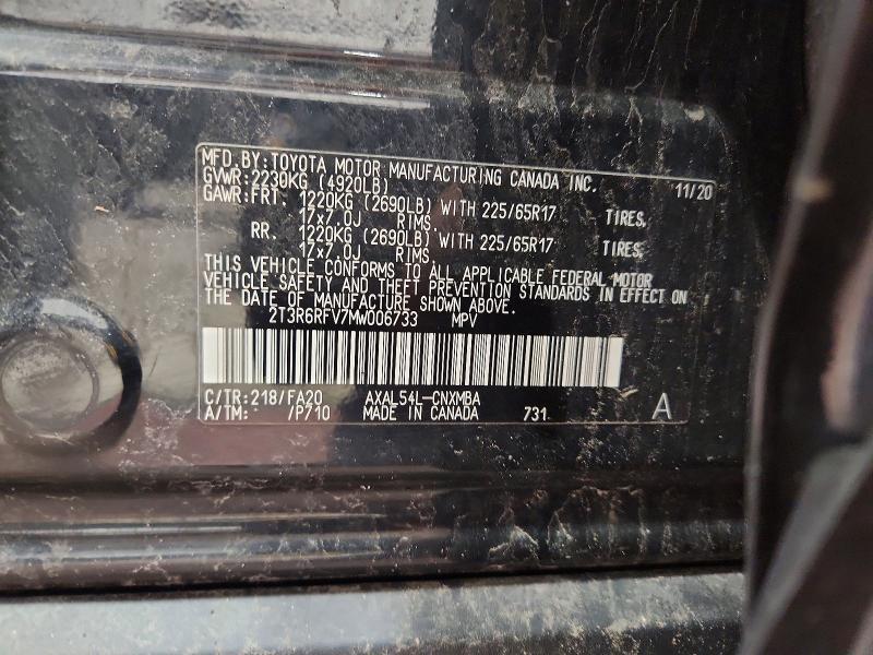 2021 Toyota Rav4 Hybrid xle