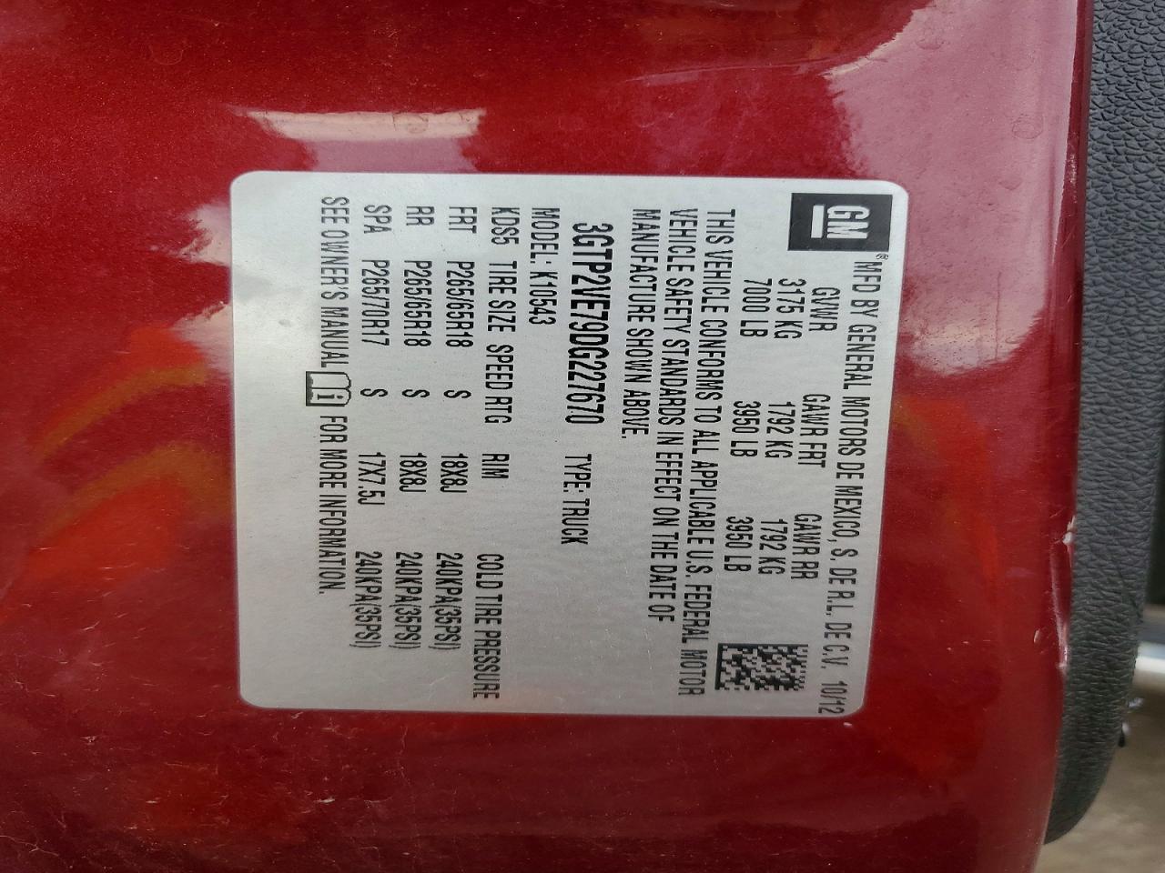 2013 GMC Sierra K1500 SLE