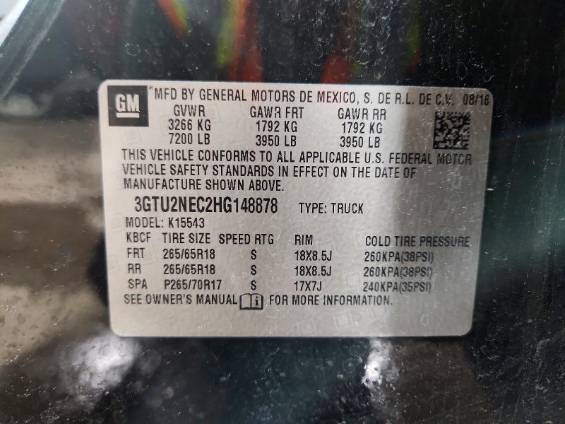 2017 GMC Sierra K1500 SLT