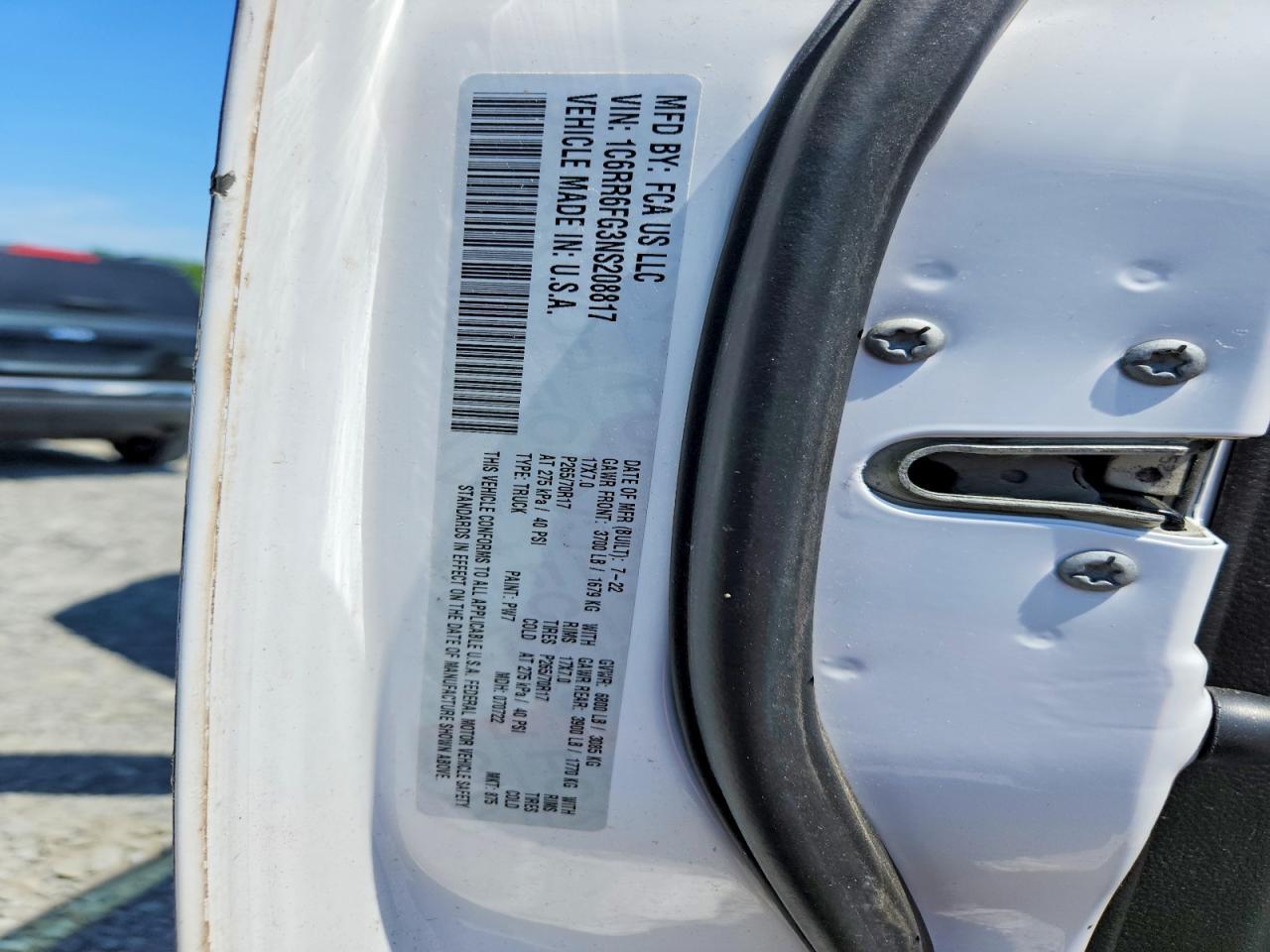 2022 Dodge RAM 1500 Classic Tradesman