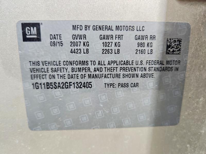 2016 Chevrolet Malibu Limited ls