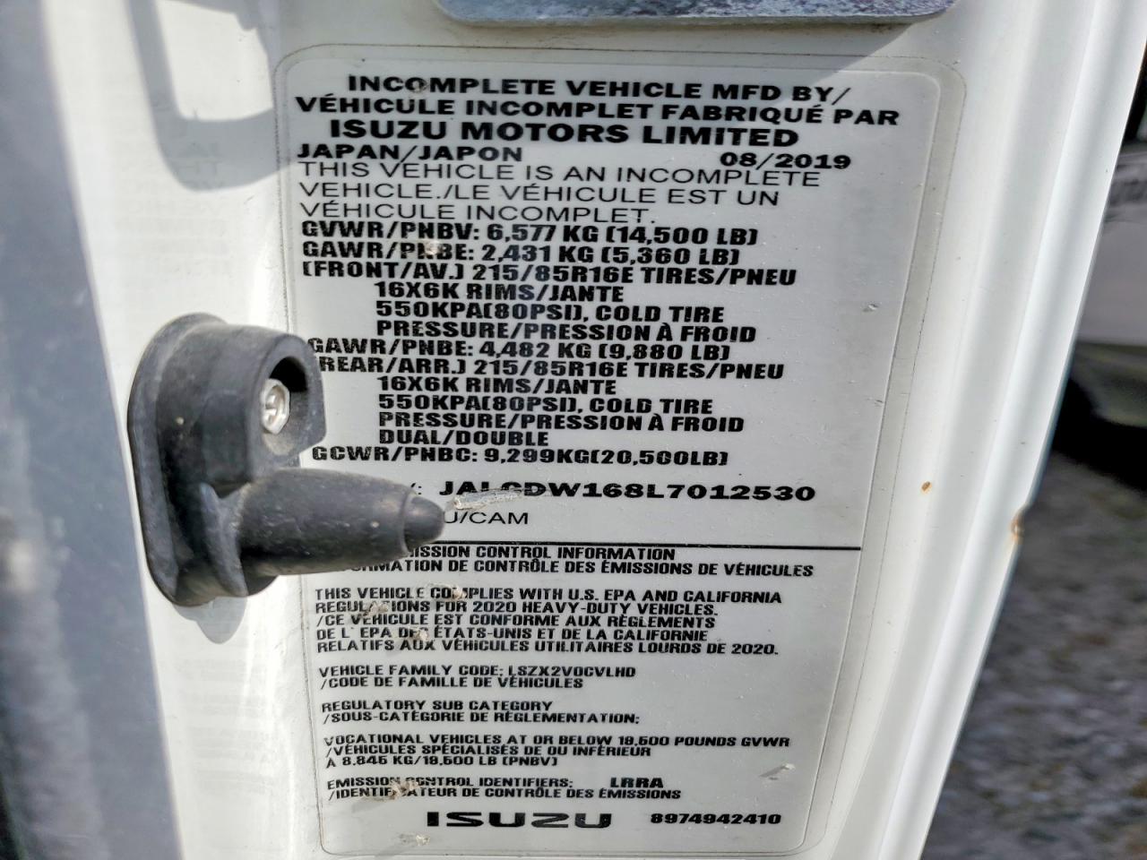 2020 Chevrolet 4500HD