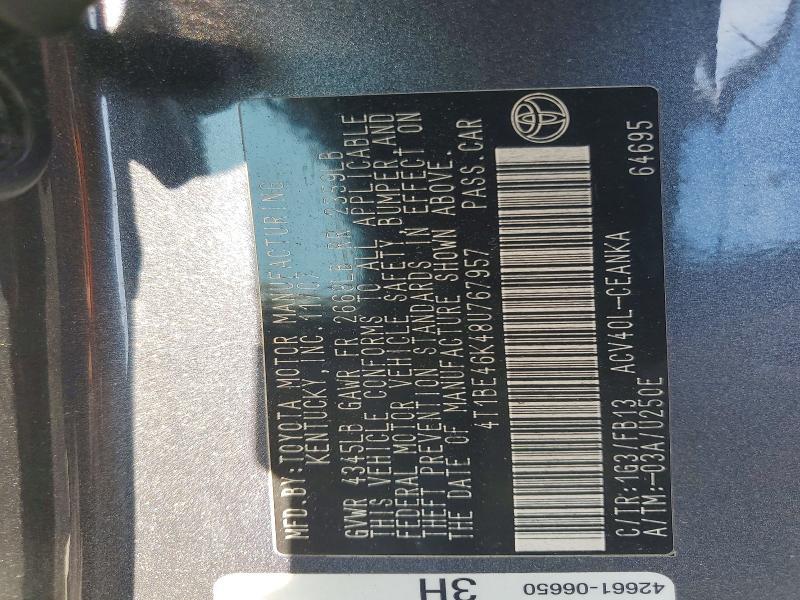 2008 Toyota Camry le