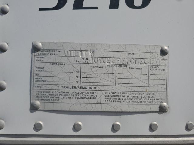 2012 Utility Refrigerated van Trailer