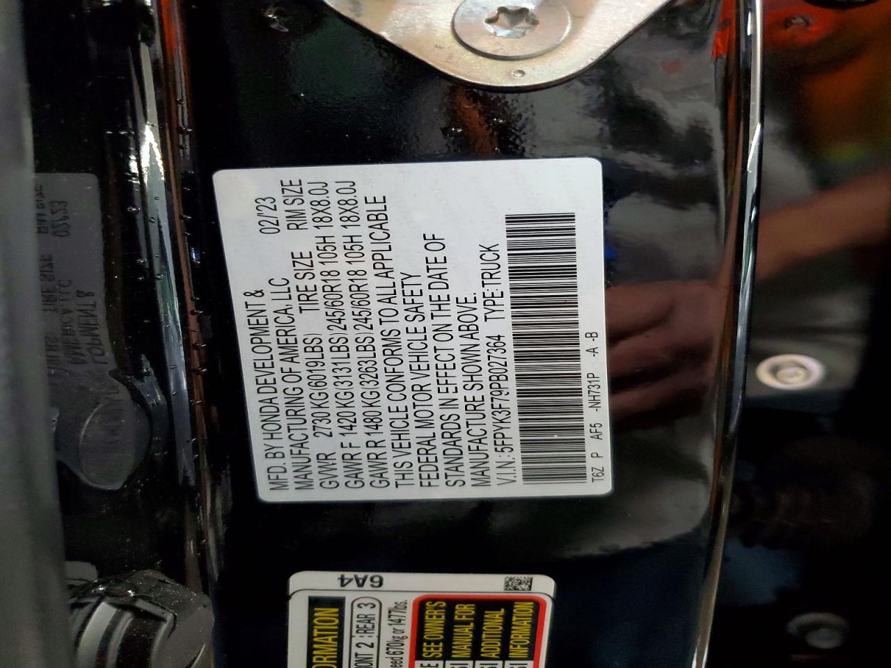 2023 Honda Ridgeline RTL-E