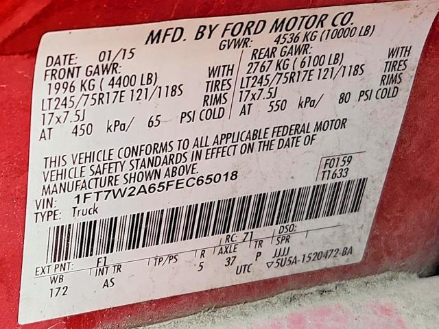 2015 Ford F250 Super Duty