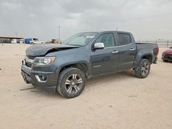 Salvage trucks for sale at Andrews, TX auction: 2015 Chevrolet Colorado LT