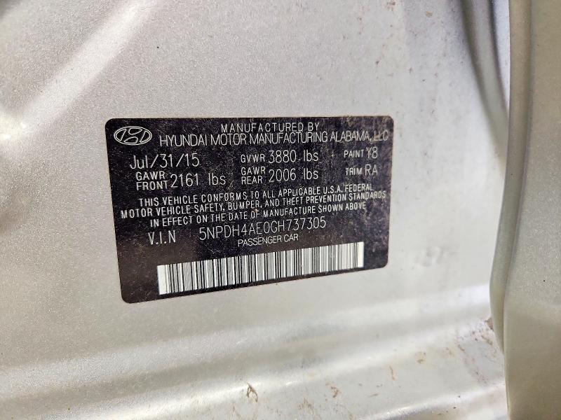 2016 Hyundai Elantra se