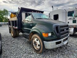 Salvage cars for sale from Copart Dunn, NC: 2005 Ford F650 Super Duty Dump Truck
