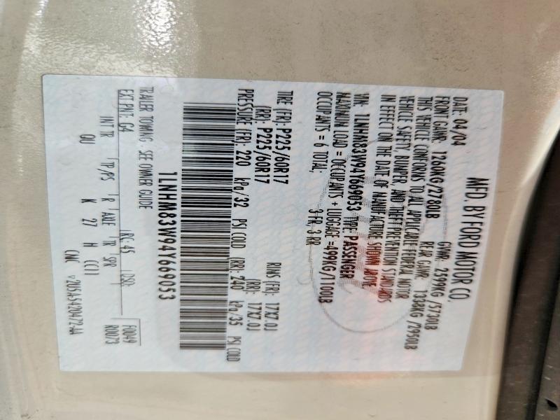 2004 Lincoln Town car Ultimate