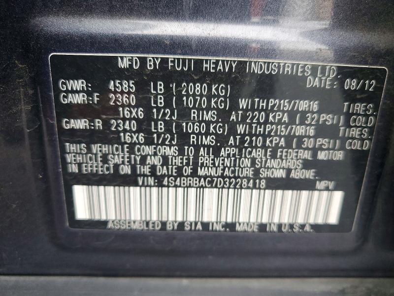 2013 Subaru Outback 2.5i