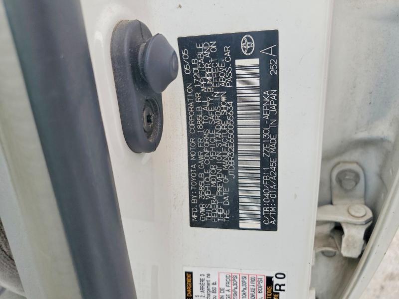 2005 Toyota Corolla le