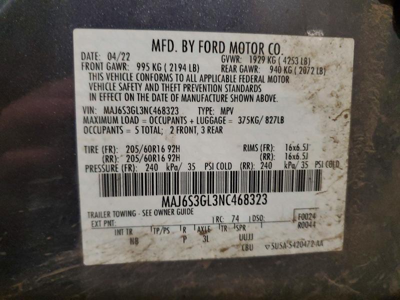 2022 Ford Ecosport se