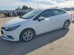 Chevrolet salvage cars for sale: 2018 Chevrolet Cruze lt