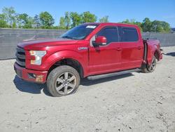 Salvage trucks for sale at Spartanburg, SC auction: 2016 Ford F150 Supercrew