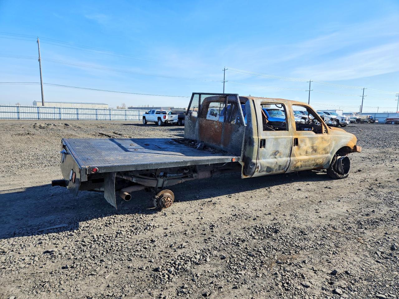2001 Ford 2002 Ford F350 Super Duty Flatbed Truck